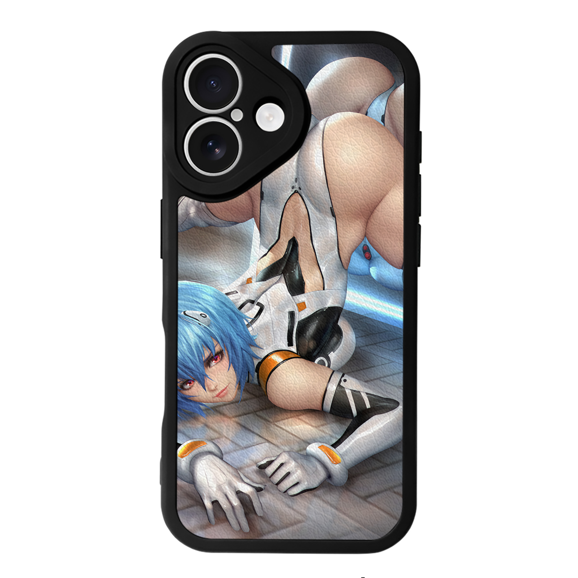 （画像用） EVA 新世紀エヴァンゲリオン 【iPhone 16シリーズ対応】シリコンスマホケース（レザー調） 材質：シリコン